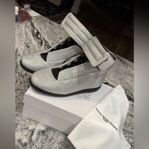 Maison Martin Margiela Men’s Grey/Silver Glitter Sneakers